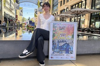 Malen gegen Komasaufen – diese Erzgebirgerin hat damit einen Preis gewonnen - Malen gegen Komasaufen: Jessica Leonhardt aus Jahnsdorf im Erzgebirge hat mit ihrem Werk sachsenweit den 3. Platz bei der DAK-Plakatkampagne „bunt statt blau“ belegt.
