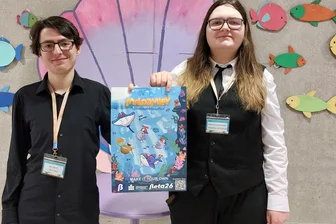 „Maloomify the Ocean“: Mittweidaer Studenten erschaffen Unterwasserwelt - Eric Seifert und Johanna Kleinwechter haben das neue Videospiel „Maloomify the Ocean“ vorgestellt.