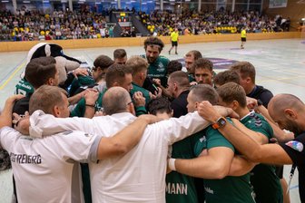 Manager der Freiberger Handballer: „Genau dafür machen wir das“ - Geschlossener Auftritt: Trotz der Niederlage gegen Bernburg haben sich die HSG-Dachse als echtes Team präsentiert.