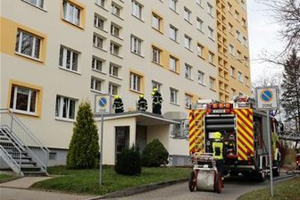 Mann stürzt aus Fenster -