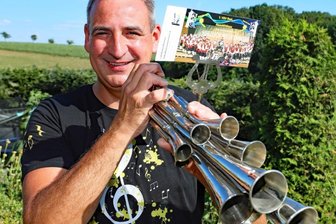 Mannichswalder gibt in Thüringen den Ton an - Robbi Lehmann freut sich auf den Saisonhöhepunkt des Schalmeienvereins im Vollmershainer Bad.