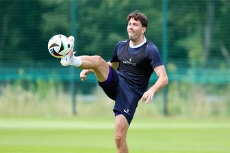 Marcel Bär nach einem Jahr beim FC Erzgebirge Aue: „Das war definitiv der richtige Schritt“ - Marcel Bär, hier im Trainingslager in Bad Blankenburg, hofft, in der anstehenden Saison verletzungsfrei zu bleiben.
