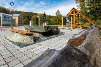 Marienberg: Rastplatz für Ausflüge ins Schwarzwassertal fertiggestellt - Vor allem für Ausflüge in Richtung Schwarzwassertal ist der Rastplatz an der B 171 angelegt worden.