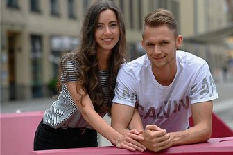 Marvin Schlegel: Der Adrenalinsüchtige - Marvin Schlegel mit Freundin Lilly