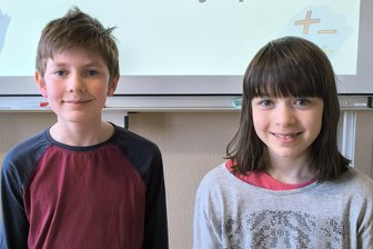 Mathe-Olympiade: Das sind die hellsten Köpfe im Vogtland - Ben Kürschner von der Grundschule Rodewisch und Amalia Döhler von der Grundschule Steinberg sind die besten Rechner.