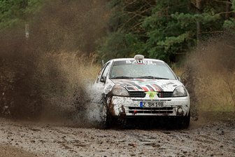 MC Grünhain stellt besten Rallyefahrer der U25-Wertung – und nimmt Abschied - Christian Bauer und Dominic Gräbner vom MC Grünhain holten bei der Havelland-Rallye Klassensilber.
