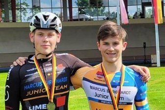 Medaillengewinner schöpfen Potenzial nicht ganz aus - Die Venusberger Medaillengewinner Fabrice Scheffler (links) und Colin Rudolph. 