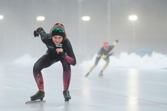 Medaillenhoffnung trotz Doppelbelastung - Startklar für die Deutschen Junioren-Meisterschaften auf der heimischen Eisbahn in Chemnitz: Tina Hemeltjen.