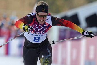 Der Ausfallschritt über die Ziellinie nutzte nichts mehr: Denise Herrmann schied im Halbfinale aus.  