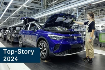 Medienbericht zur drohenden Schließung von VW-Werken: Kommt es zum Duell Zwickau gegen Emden? - Der Elektro-SUV ID.4 wird sowohl in Zwickau als auch in Emden produziert. Das Foto entstand im Moseler Werk.