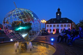 Meerane: Am 20. September öffnet Pop-up-Ausstellung - Meeranes Altes Rathaus war schon häufiger Ort für Kunstaktionen.