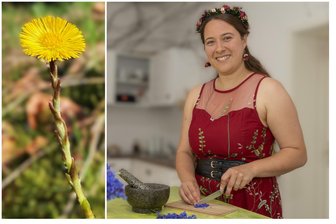 Mehr als nur eine Frühlingsblume: Vogtländerin erklärt, was diese gelbe Heilpflanze alles kann - Maria Birkner ist Kräuterpädagogin in Falkenstein. Sie verrät, wie man den unscheinbaren Huflattich in der Küche verwenden kann.