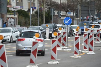 Mehrere Unfälle rund um Chemnitzer Innenstadt-Baustelle -