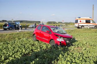Mehrere Verletzte bei Unfall am Thumer Kreuz -
