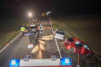 Mehrere Verletzte bei Unfall auf B 101 -