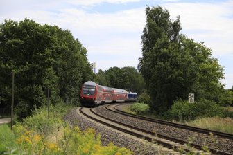 Mehrere Züge fallen zwischen Chemnitz und Leipzig aus - Ein Regionalexpress auf der Strecke Leipzig – Chemnitz.