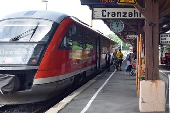 Mehrwöchige Bauarbeiten bei der Erzgebirgsbahn zwischen Cranzahl und Wolkenstein - Auf den Streckenabschnitten Cranzahl - Annaberg-Buchholz Süd und Cranzahl − Wolkenstein wird die Bahn durch Busse ersetzt.