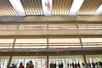Meilenstein am Hartmannplatz - Der Rohbau der neuen Oberschule am Hartmannplatz lässt erkennen, dass hier ein zeitgemäßes und funktionales Gebäude entsteht.