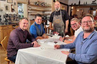 "Mein Lokal, Dein Lokal": In Zwönitz wird Sieger gekürt - Die Kontrahenten der TV-Kochshow im Restaurant "Zur Börse" (von links): Robert Paix, Karsten Bonitz, Alexander Schnerrer, Holger Förstemann und Lars Herfurth.