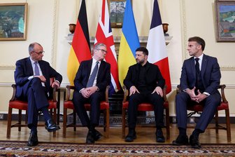 Merz und Co. sprechen mit Selenskyj über Europas Rolle - Die vier Staats- und Regierungschefs haben sich auch schon in Präsenz in diesem Format getroffen. (Archivbild)