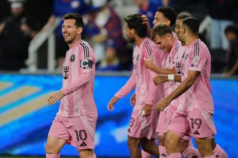 Messi in WM-Form: Wieder zwei Tore für Miami - Traf erneut doppelt für Inter Miami: Lionel Messi (l).