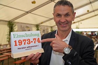 Michael Funke über das größte Fest in Rechenberg-Bienenmühle seit 1995: „Dürfen auf keinen Fall das Feiern verlernen“ - Michael Funke ist Bürgermeister der Gemeinde Rechenberg-Bienenmühle. Das Foto entstand beim Generationentreffen im Festzelt.