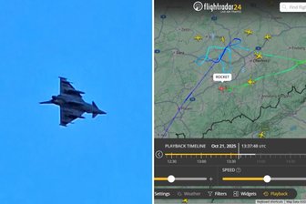 Militärflieger donnert im Zickzack-Kurs übers Erzgebirge: Das steckt dahinter - In Kreisen und Schlangenlinien ist ein Militärflugzeug über der Region unterwegs gewesen.