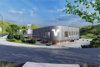 Millionenprojekt in Aue: Startschuss für Neubau am Erzgebirgsstadion - So soll die Bankfiliale von der McDonalds-Kreuzung aus betrachtet aussehen.
