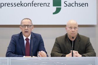 Minderheitsregierung: AfD lehnt Konsultationsmechanismus ab - AfD-Fraktionschef Jörg Urban und der parlamentarische Geschäftsführer Jan Zwerg lehnen den Konsultationsmechanismus der CDU-SPD-Minderheitsregierung ab.
