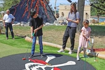 Minigolf soll Gäste nach Kriebstein locken - Eine Abenteuer-Minigolf-Anlage wie an der Koberbachtalsperre bei Werdau soll auch in Kriebstein entstehen.