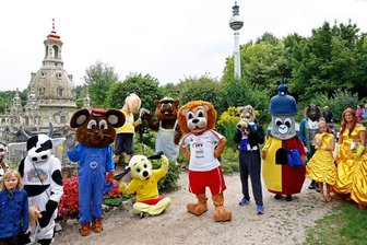 Miniiwelt in Lichtenstein: Maskottchen und Blaulicht-Gäste sollen einen guten Endspurt einläuten - 