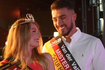 Miss und Mister Sachsen: Das sind die Schönsten im Freistaat - Natassja Bittner und Edison Hoti - Miss und Mister Sachsen 2018.