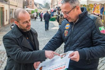 Mission Ostern: Was die Stollberger Händler planen - Sie planen die Wiederbelebung der Stollberger Innenstadt nach der Pandemie: Innenstadtmanager Stefan Herold und Jörg Loos, der Vorsitzende des Gewerbevereins. Los geht's am 6. April mit der Osterrallye.