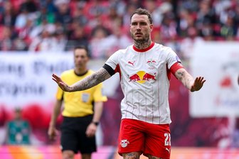 Mit Blick auf die WM: RB in Freiburg ohne Kapitän Raum - RB-Kapitän David Raum fehlt seinem Team mit Blick auf die WM beim Saisonfinale in Freiburg. (Archivbild)