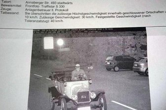 Mit dem Oldtimer in die Radarfalle - 