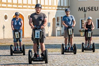 Mit dem Segway durch Olbernhau: Cooles Abenteuer oder abenteuerlicher Balanceakt? - Start und Ziel der zweieinhalb- bis dreistündigen Segway-Touren durch Olbernhau ist das Rittergut.