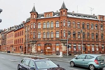 Mit diesen Zielen geht Reichenbach in die Zukunft - Das ehemalige Hotel Wettiner Hof an der Ecke Greizer/Fedor-Flinzer-Straße. Der um 1890 erbaute Klinkerbaubau steht unter Denkmalschutz. 