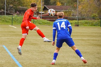 Mit „erwachsenem Auftritt“: Fortschritt Lichtenstein gewinnt bei Barkas Frankenberg - Lukas Wilczynski (links) machte in Frankenberg ein starkes Spiel.