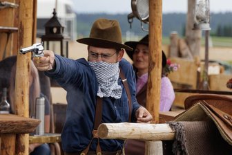 Mit „Freie Presse“ auf Entdeckertour im Erzgebirge: Ein Trip wie ein Western - Möglicherweise begegnen Teilnehmer der Entdeckertour der „Freien Presse“ an diesem Sonnabend im Siedlercamp in Geyer ja auch solchen Banditen. Aber keine Angst: Scharf geschossen wird nicht.