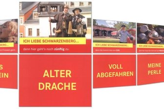 Mit originellen Karten aus der Stadt grüßen und für sie werben -