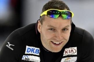 Mitfavorit lässt sich nicht locken - Eissprinter Nico Ihle hatte in der bisherigen Saison schon viel Grund zur Freude.
