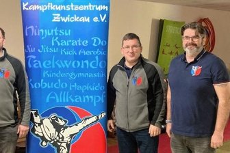 Mitgliederzuwachs macht Verein stolz - Sven Gutknecht, Jens Juraschka und Olaf Gedan (von links) stehen auch weiterhin als Vorstand an der Spitze des Vereins.