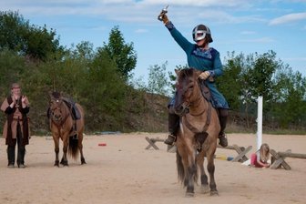 Mittelalterliche Wettkämpfe auf der Ranch in Lottengrün - 