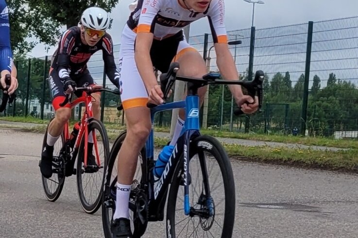Mittelsachse fährt in Thüringen vorn mit - Schnell unterwegs: Radsporttalent Elias Morgenstern hat nicht nur beim Bundessichtungsrennen auf dem Sachsenring überzeugt. 