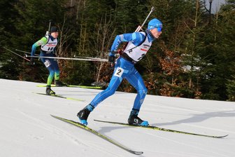 Mittelsächsischer Nachwuchsbiathlet dreht nach Verletzung auf - Nach vorn gelaufen: Hugo Winter bei einem Rennen des Deutschlandpokals am Großen Arber. Am Ende stand für den jungen Holzhauer Platz 4 in der Gesamtwertung der Serie zu Buche.