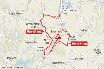 Mittelsaida: Gnadenfrist auf der alten B 101 -