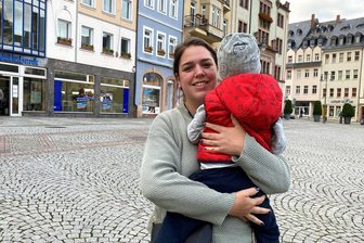 Fanny Grokes Sohn Eddi (2) wird ab Januar eine Kita in Mittweida besuchen.