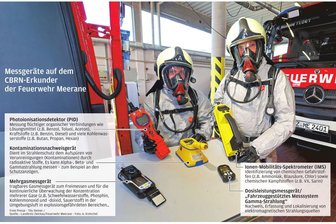 Mobiles Labor auf vier Rädern für Feuerwehr in Meerane: Das steckt im neuen Erkundungsfahrzeug - Fünf verschiedene Messgeräte befinden sich auf dem Erkundungsfahrzeug. Welche Stoffe lassen sich damit nachweisen?