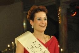 Modedinner im "Tivoli": Freiberg hat sein erstes Topmodel - Kristin Geißlers Siegerlächeln.