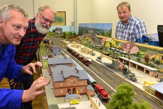 Modellbahnanlage: Von Hainichen bis nach Berbersdorf sind es 35 Meter -
